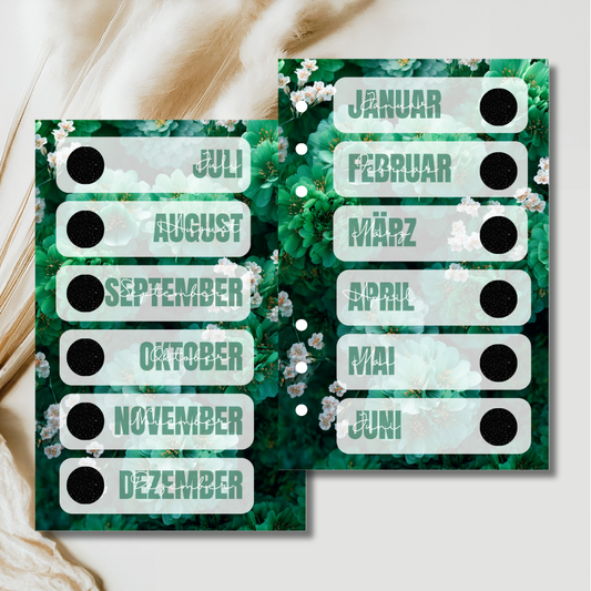 Around the year Rubbelchallenge / Jahreschallenge (foliert)