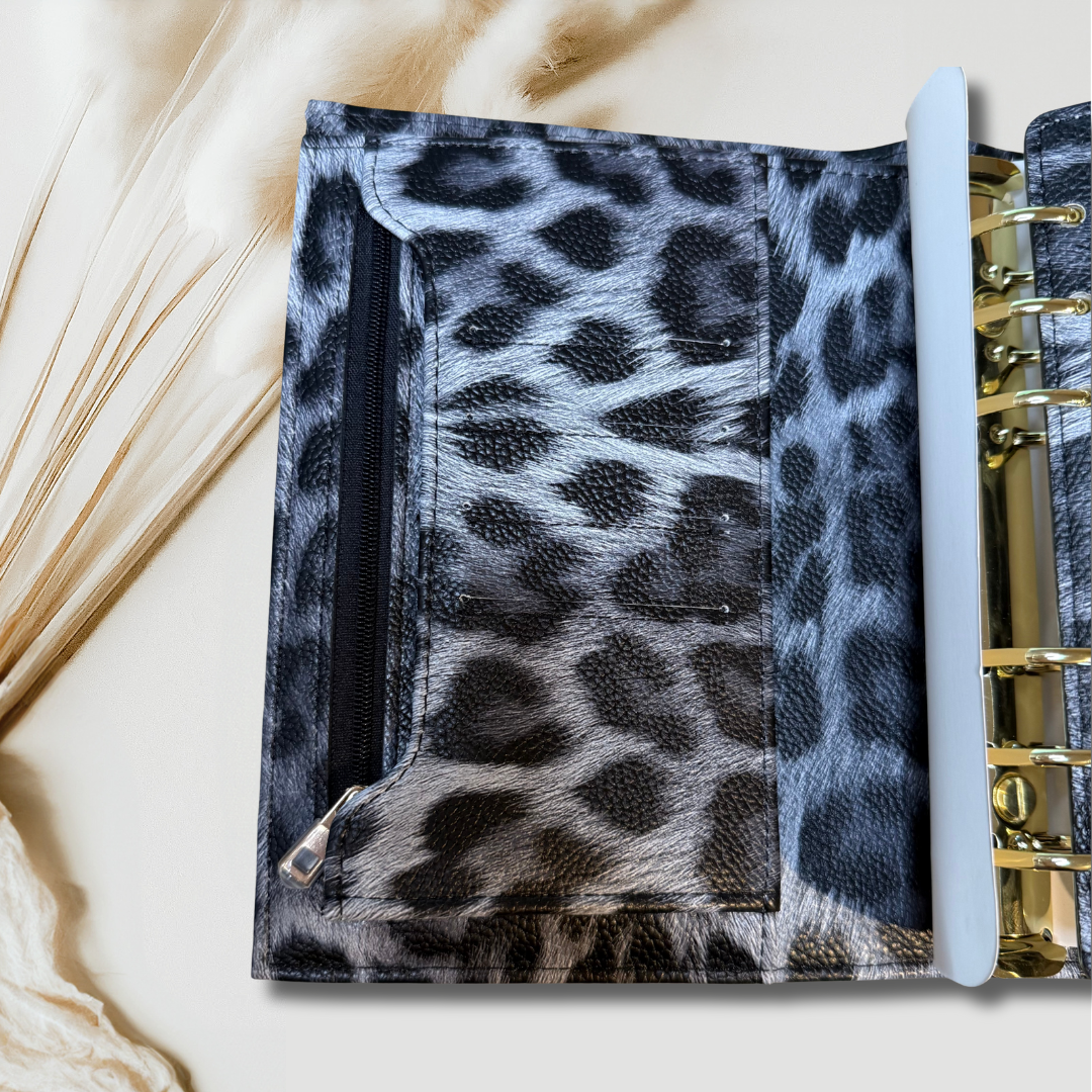 BLACK LEO Budget Binder A6