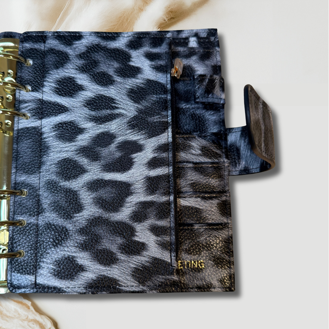 BLACK LEO Budget Binder A6