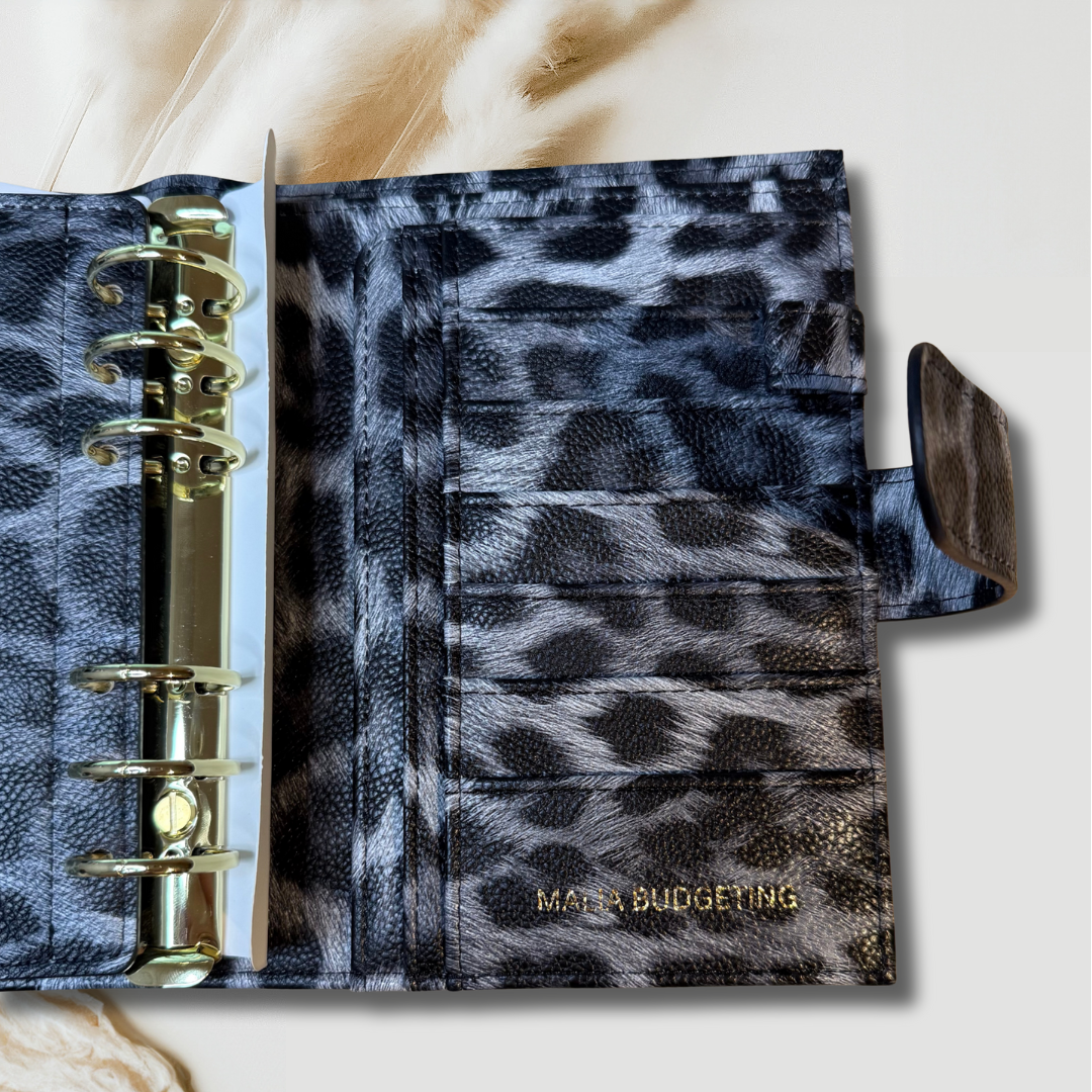 BLACK LEO Budget Binder A6