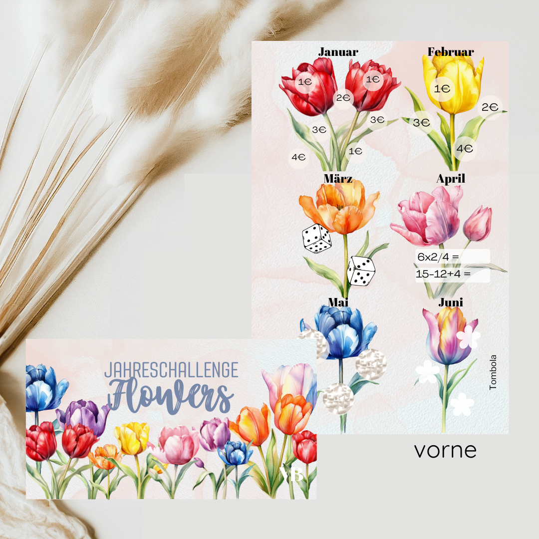 Flowers Mini Jahreschallenge