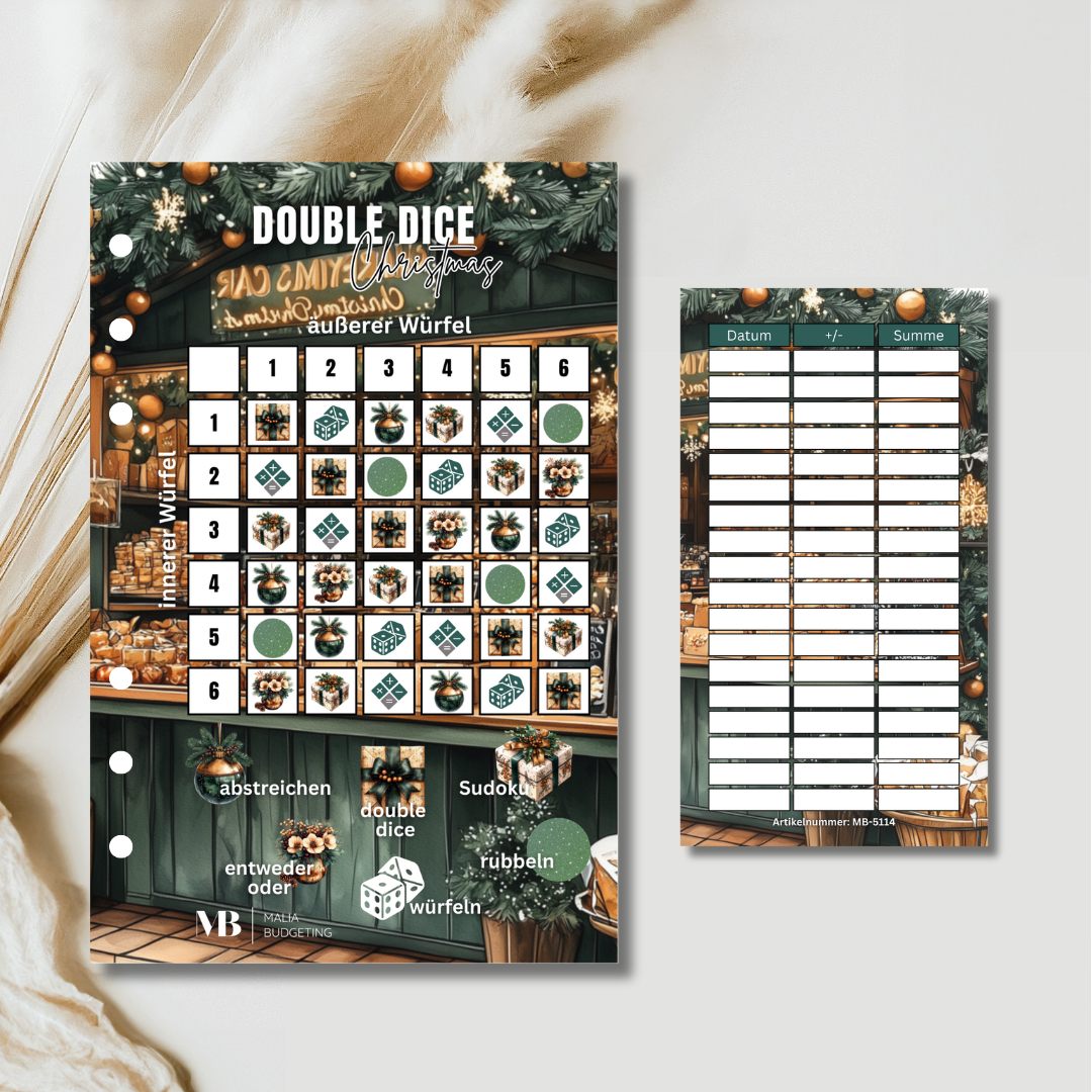 Double Dice Christmas (foliert)