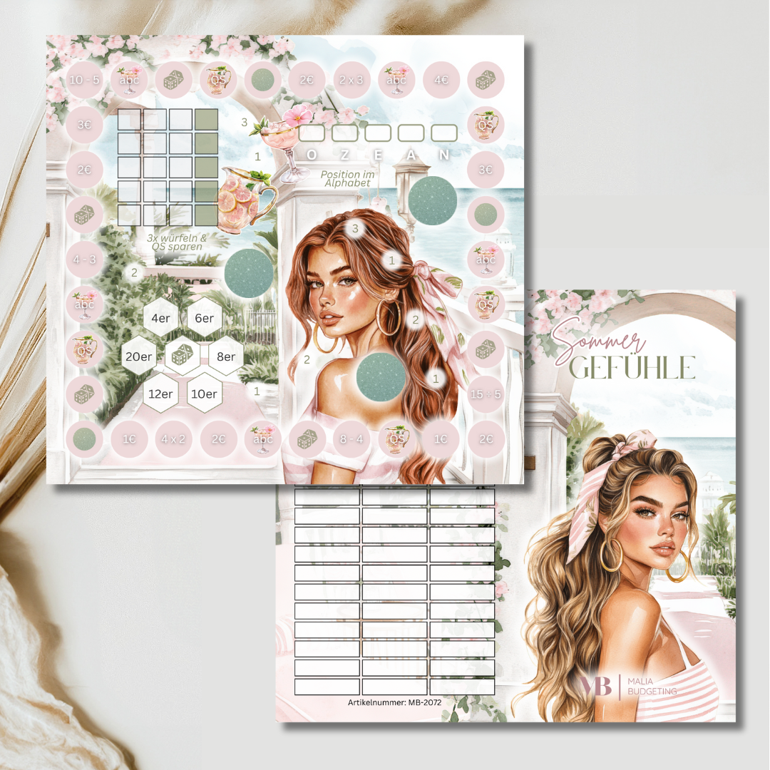 Sommer Gefühle Klappkarte