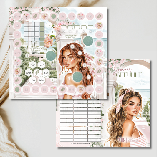 Sommer Gefühle Klappkarte