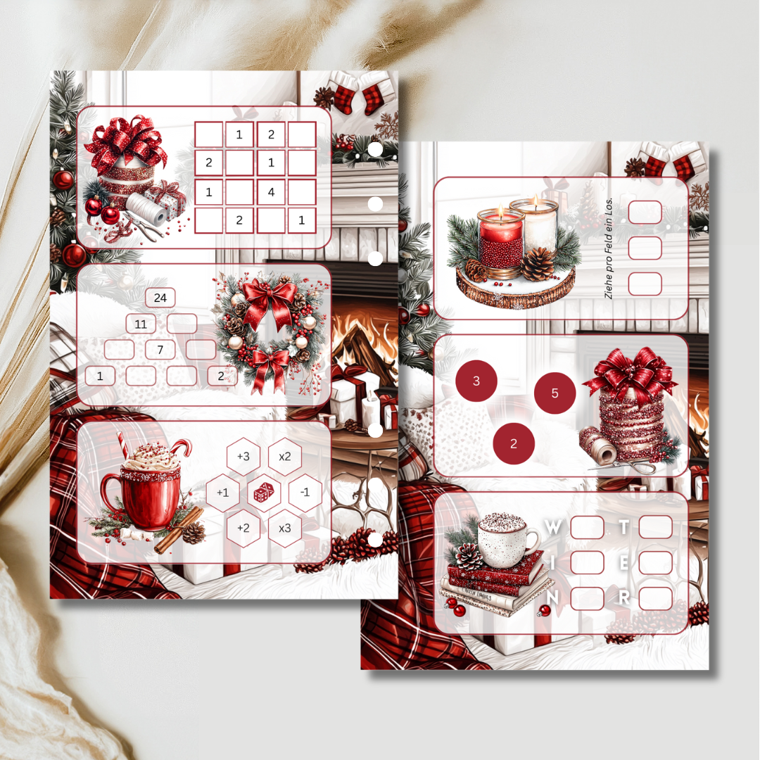 Sparblöcke Weihnachten (foliert)
