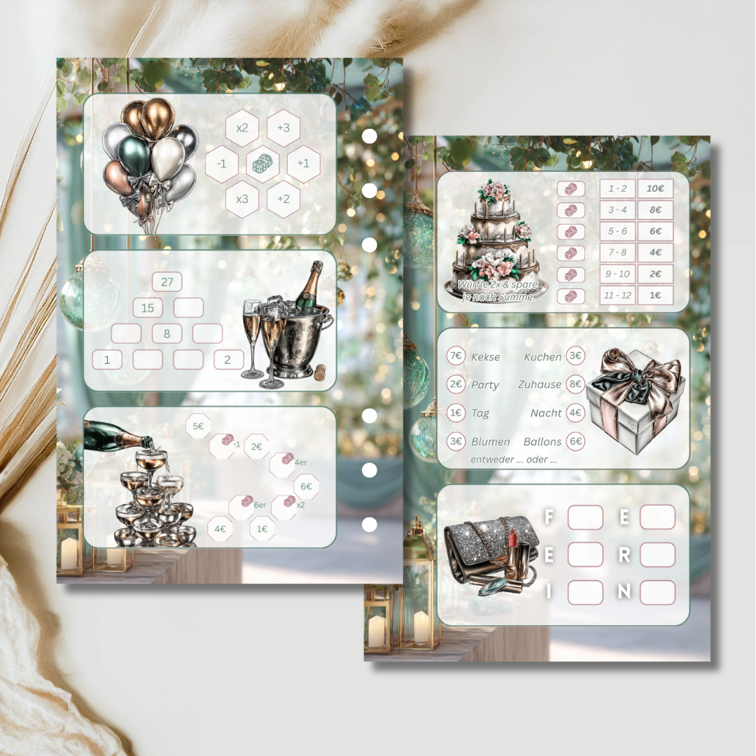 Sparblöcke Geburtstag (foliert)