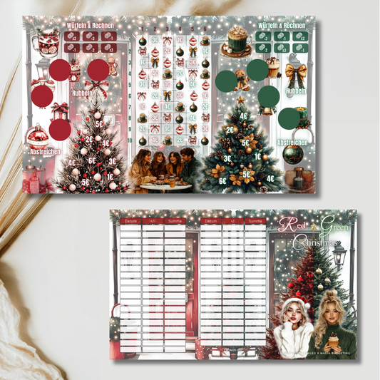 Red vs. Green Christmas Klappkarte (foliert) / Türchen 5