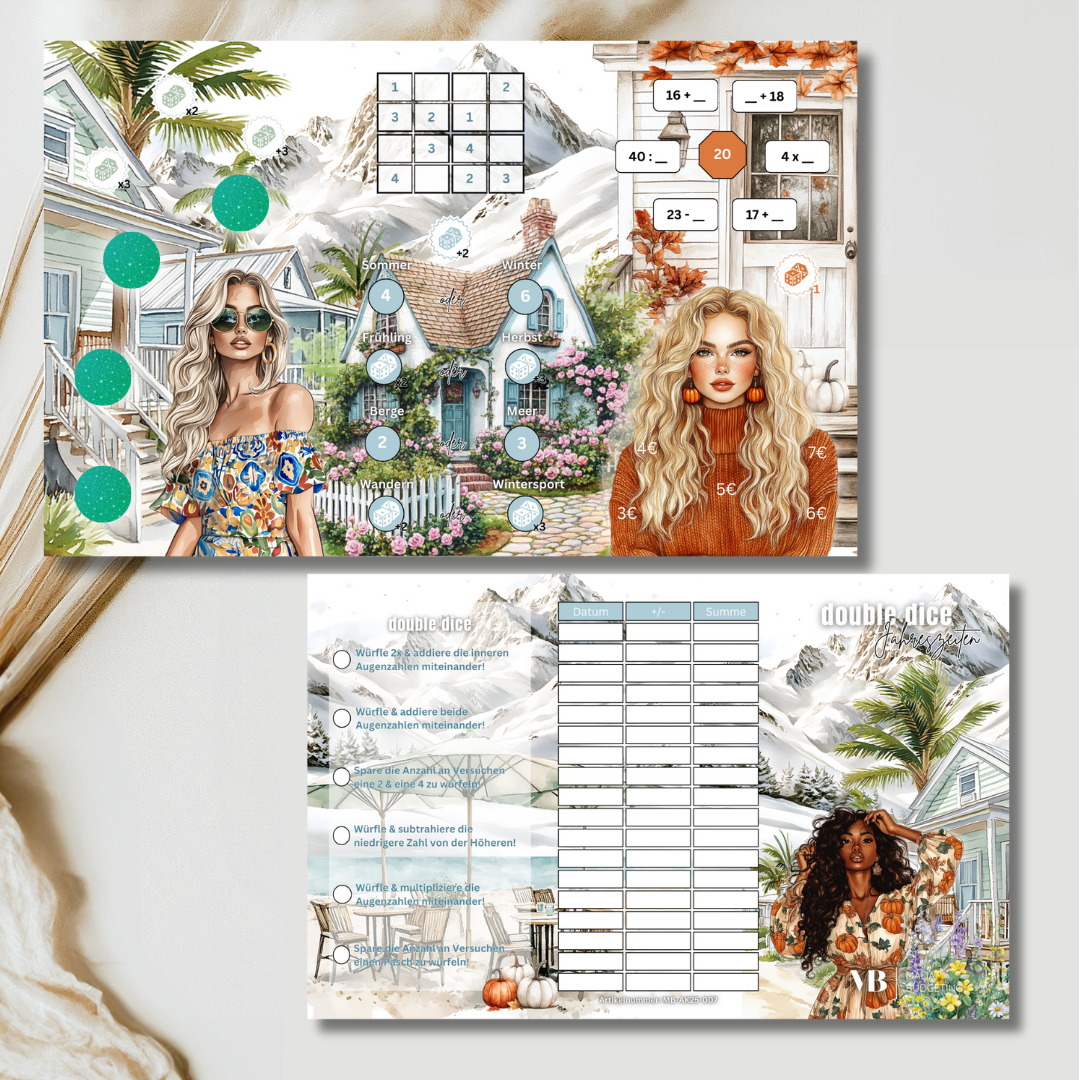 Double Dice Jahreszeiten (foliert) / Türchen 18