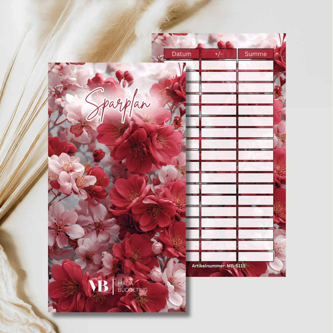 Sparplan rot (foliert)