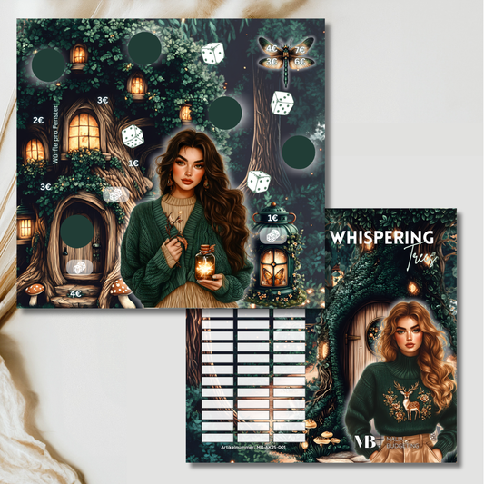 Whispering Trees Klappkarte (foliert) / Türchen 4