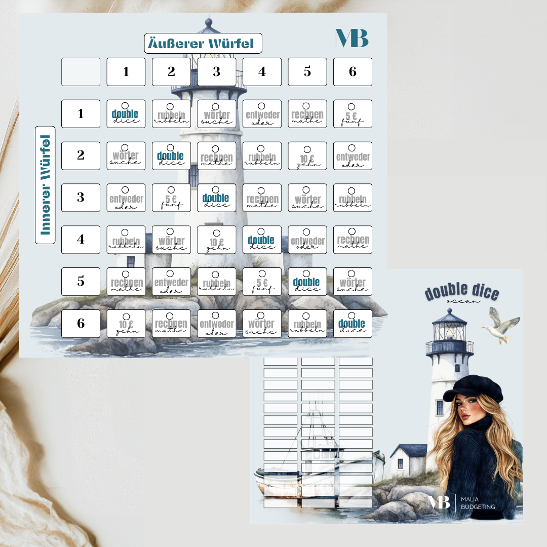 Double Dice 2.0 Ocean Sparspiel