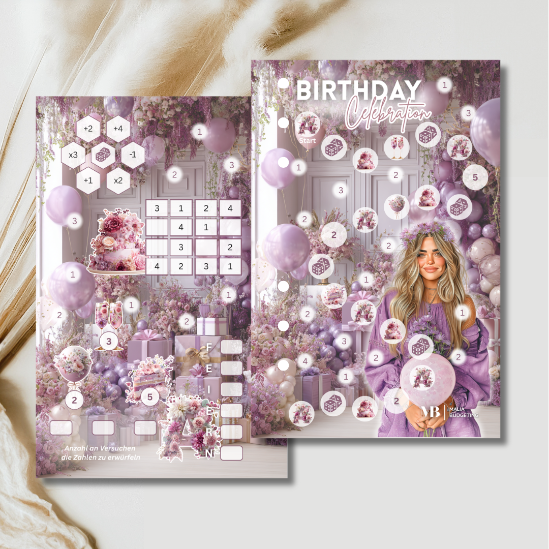 Birthday Celebration Einheftchallenge