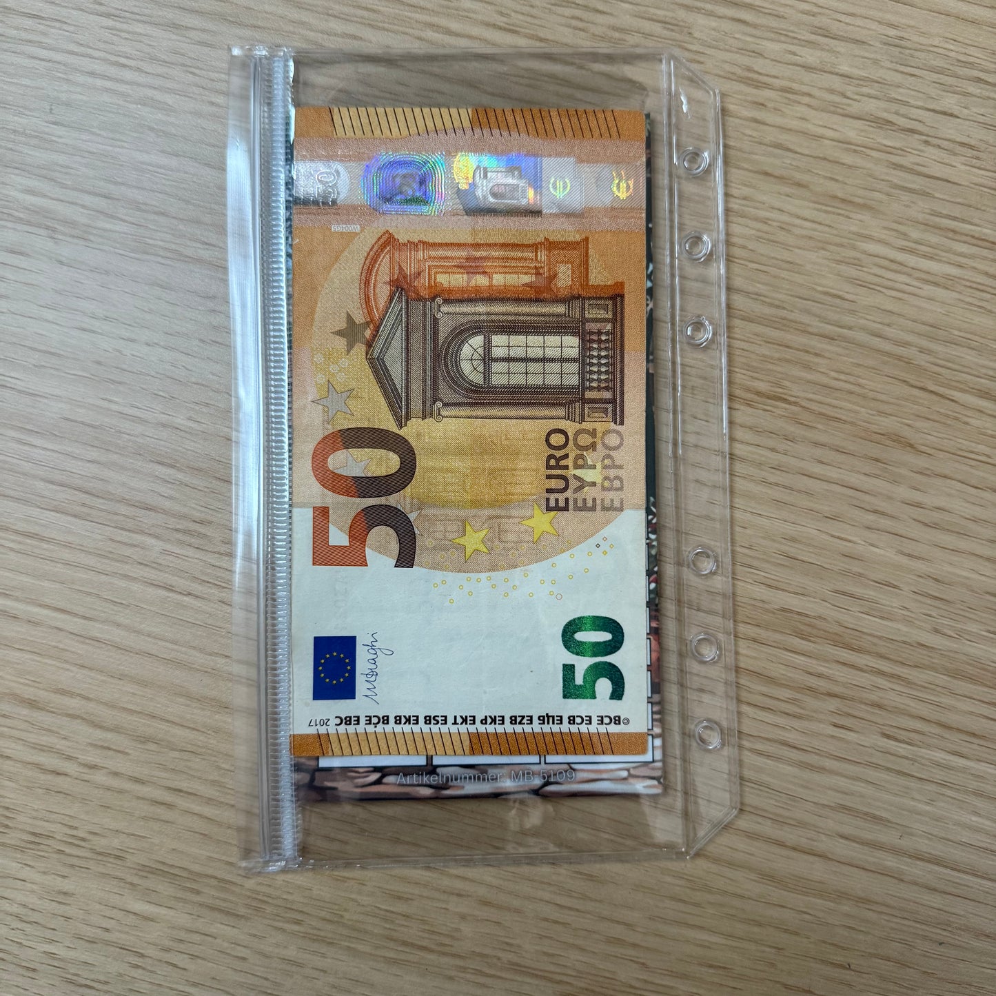 A6 Doppelhüllen clear ohne Zip / zwei Fächer / 10 Stück