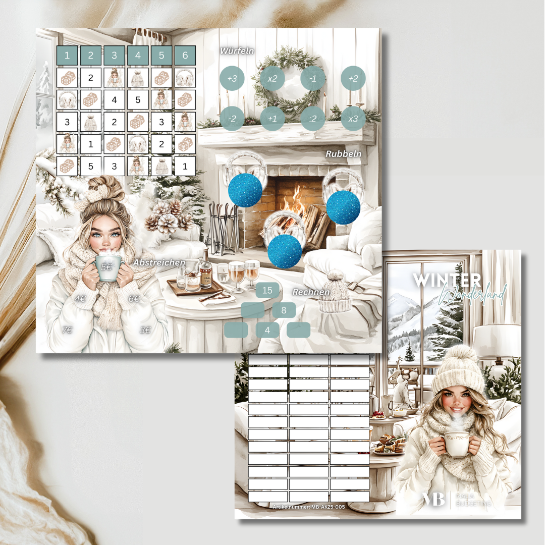 Winter Wonderland Klappkarte (foliert) / Türchen 2